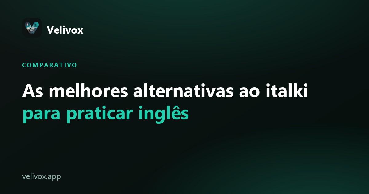 alternativas ao italki para praticar inglês