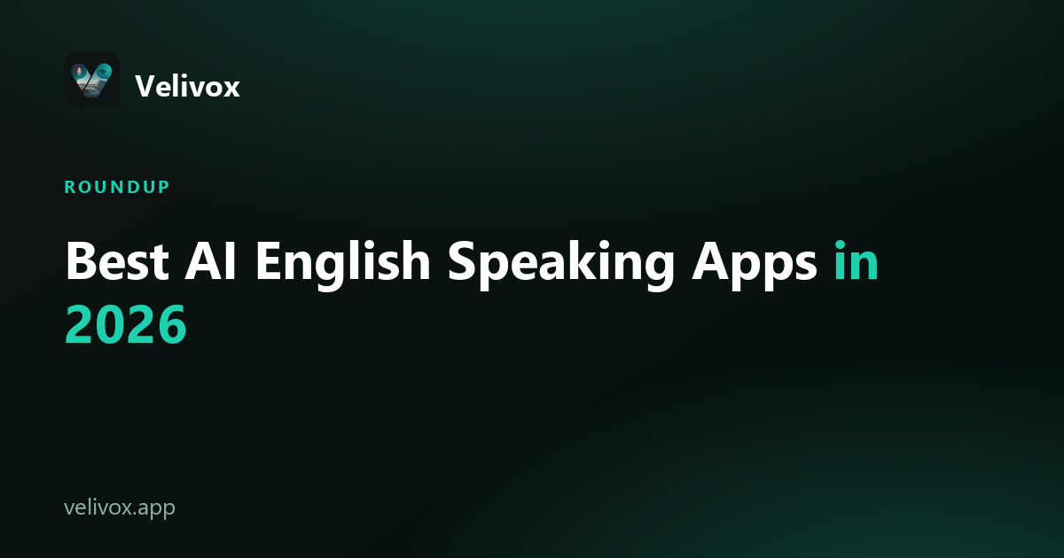 best AI English speaking apps in 2026