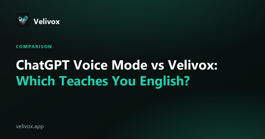 ChatGPT Voice Mode for English practice