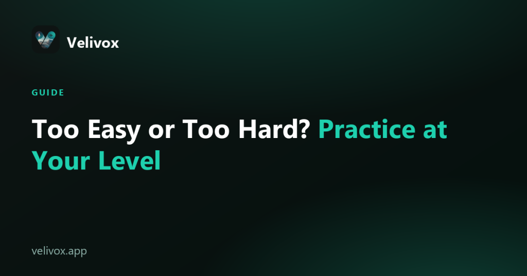 English practice at your level