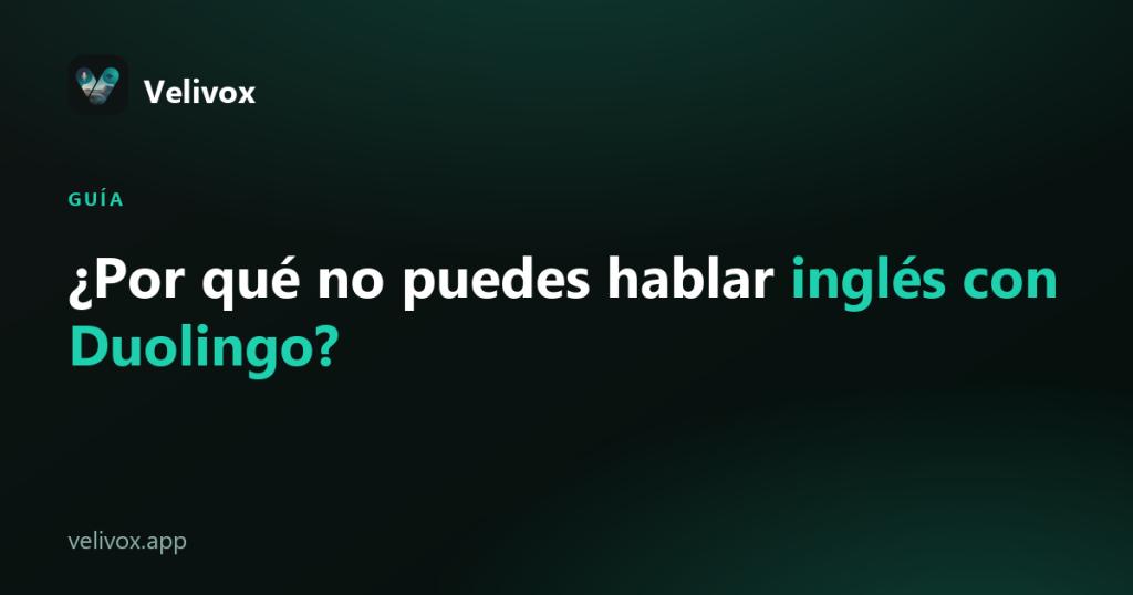 ¿Racha de 500 días y sigues sin poder hablar? Por qué tocar respuestas nunca se convierte en habla — y la práctica que sí construye fluidez.